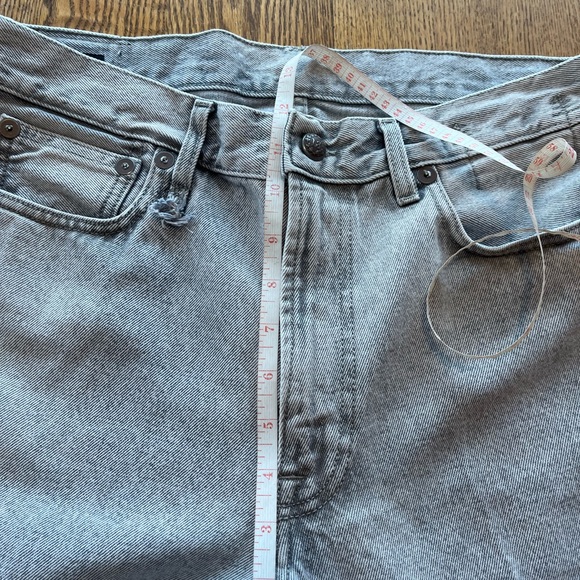 R13 Designer Boyfriend Jeans in Sunfade Mauve (Gray) Size 30 EUC Crop Italy - Picture 9 of 15